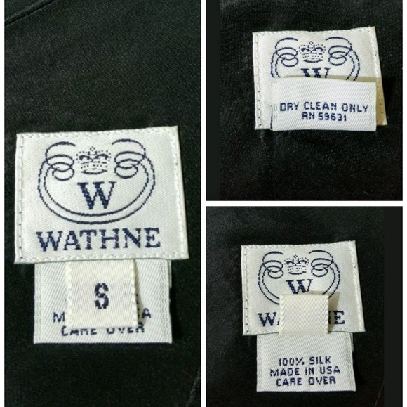 Wathne Tops Wathne Wrap Blousesize Small0 Silk Poshmark